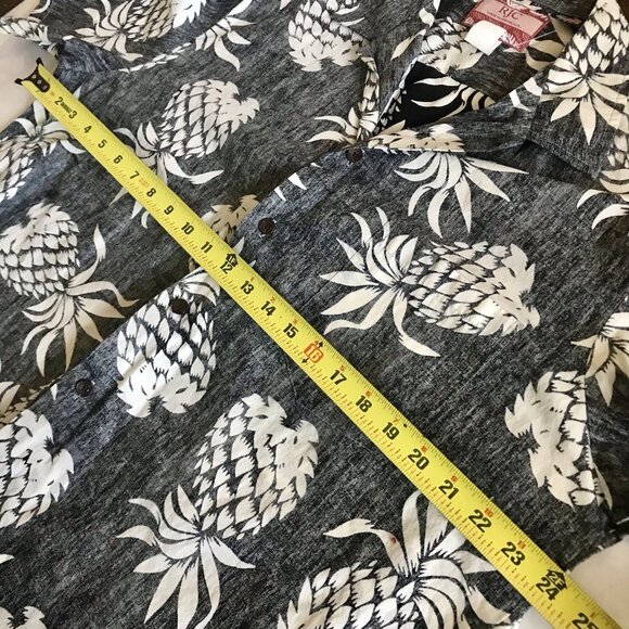 Robert J Clancey RJC Hawaiian Shirt Mens XL Vintage Made in Hawaii - Picture 5 of 6